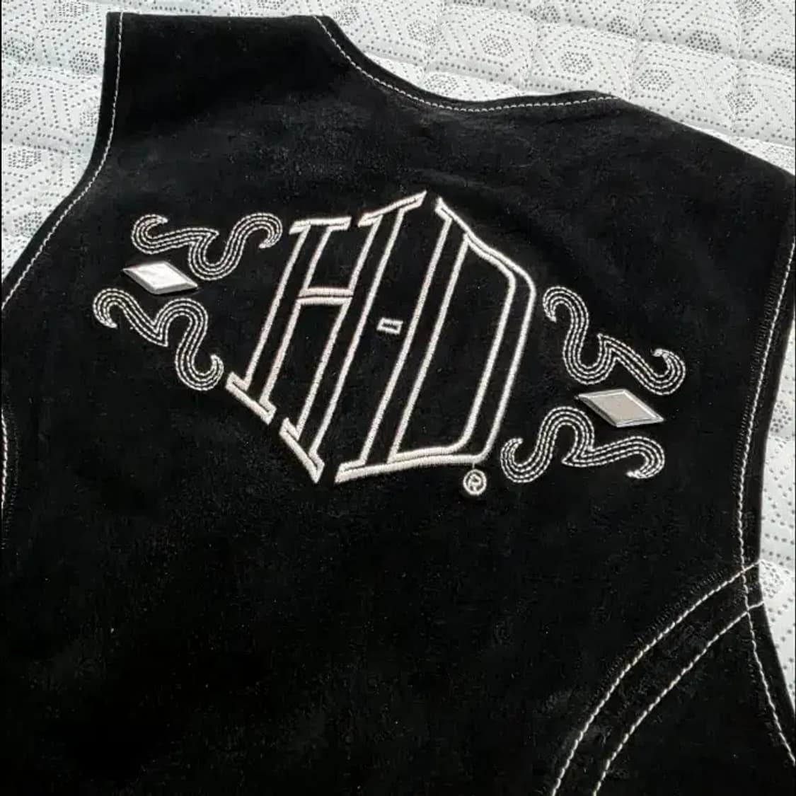 할리데이비슨 여성 스웨이드 레더 베스트 S 상품이미지4