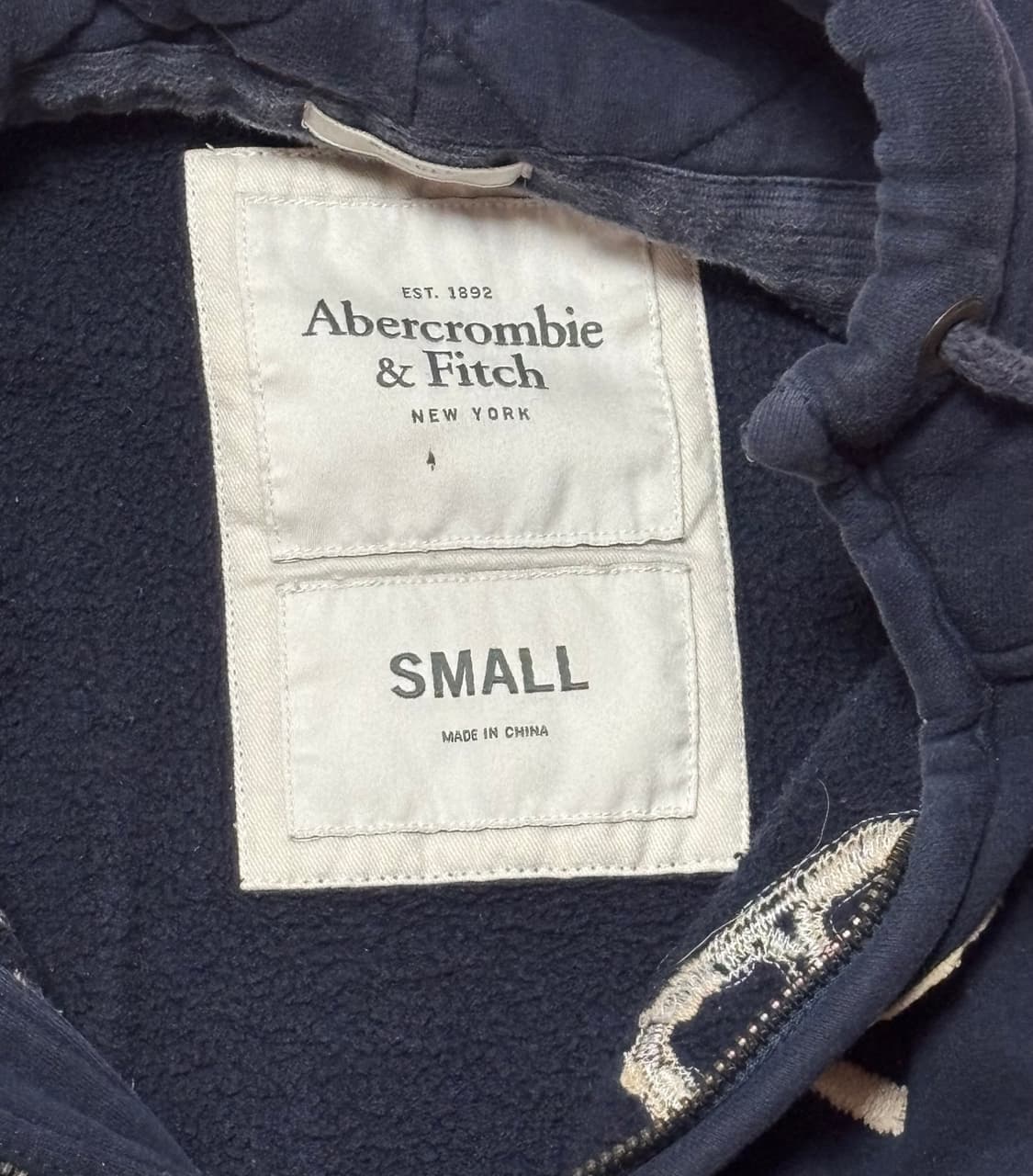 아베크롬비 A&F 네이비 후드집업(빈티지집업 빈티지집업 일본빈티지 상품이미지2