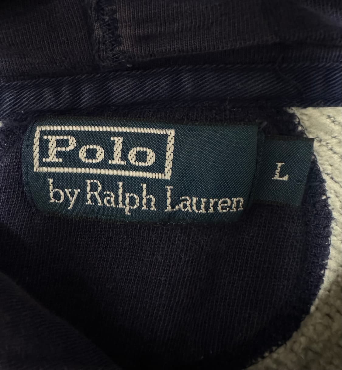 폴로 랄프로렌 스트라이프 네이비 후드티 상품이미지6