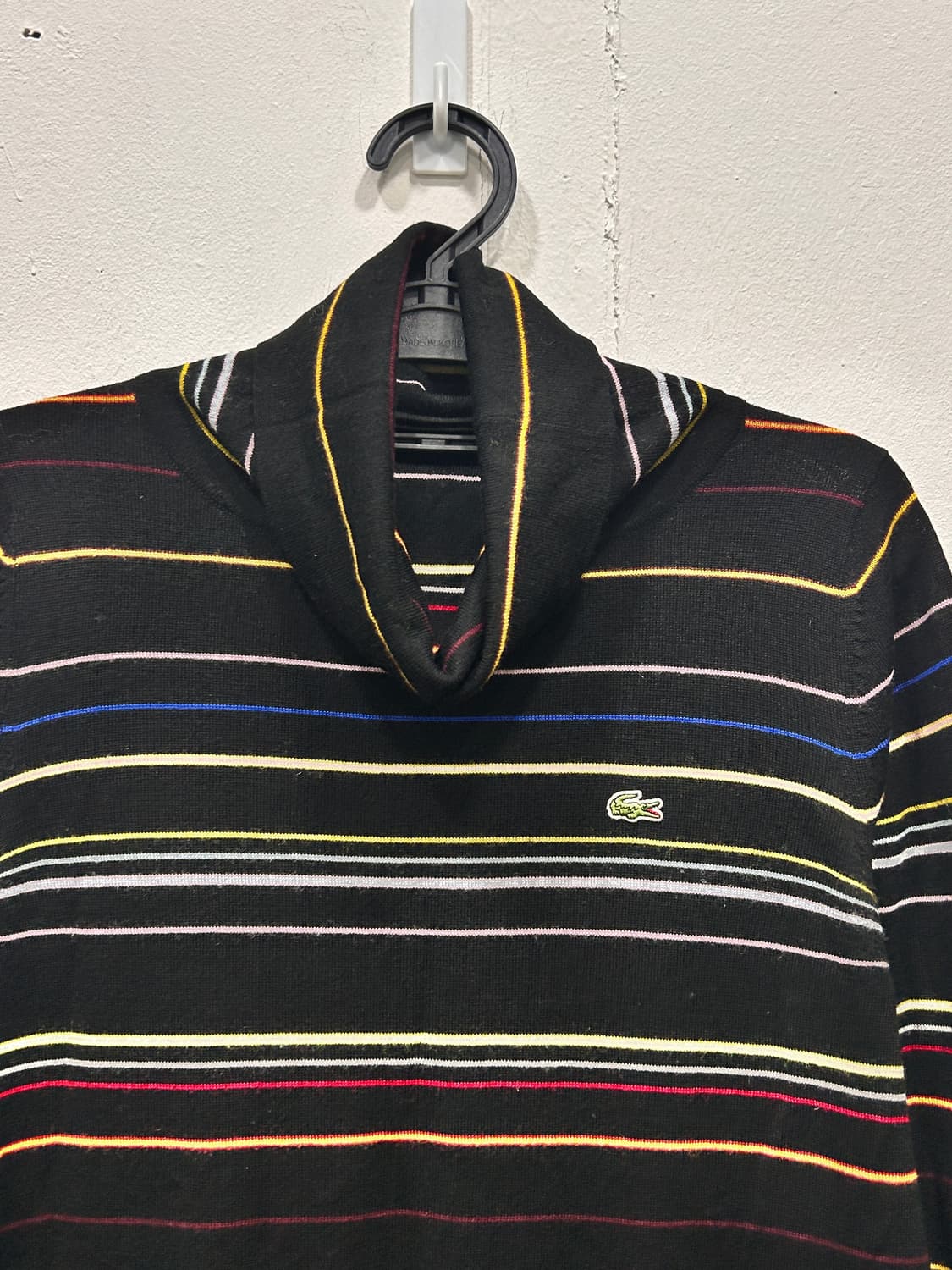 라코스테 터틀넥 울100% 니트 원피스 55 상품이미지4