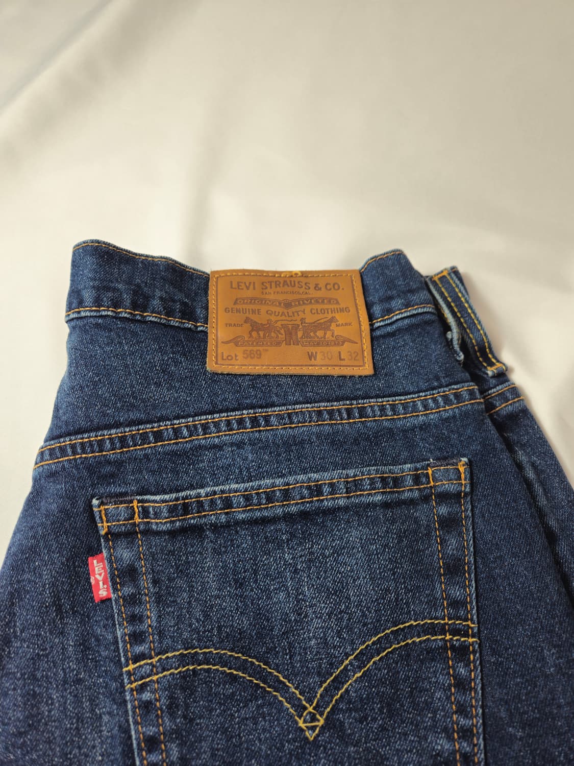 리바이스 569 오렌지탭 워터리스 빈티지 데님팬츠 청바지 30x32 상품이미지1