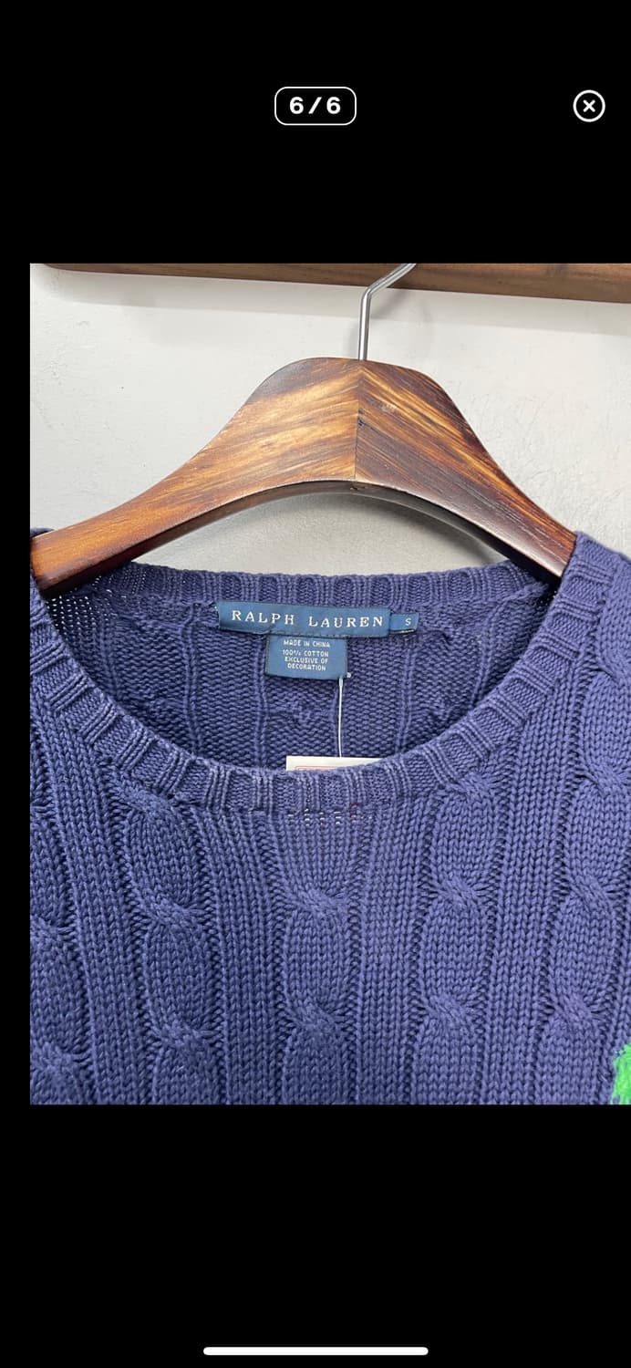폴로랄프로렌 네이비 케이블 니트 A2411 상품이미지6