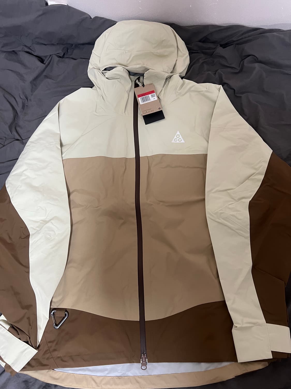 (L) 정가31 나이키 ACG 모르포 바람막이 베이지 새상품 상품이미지3