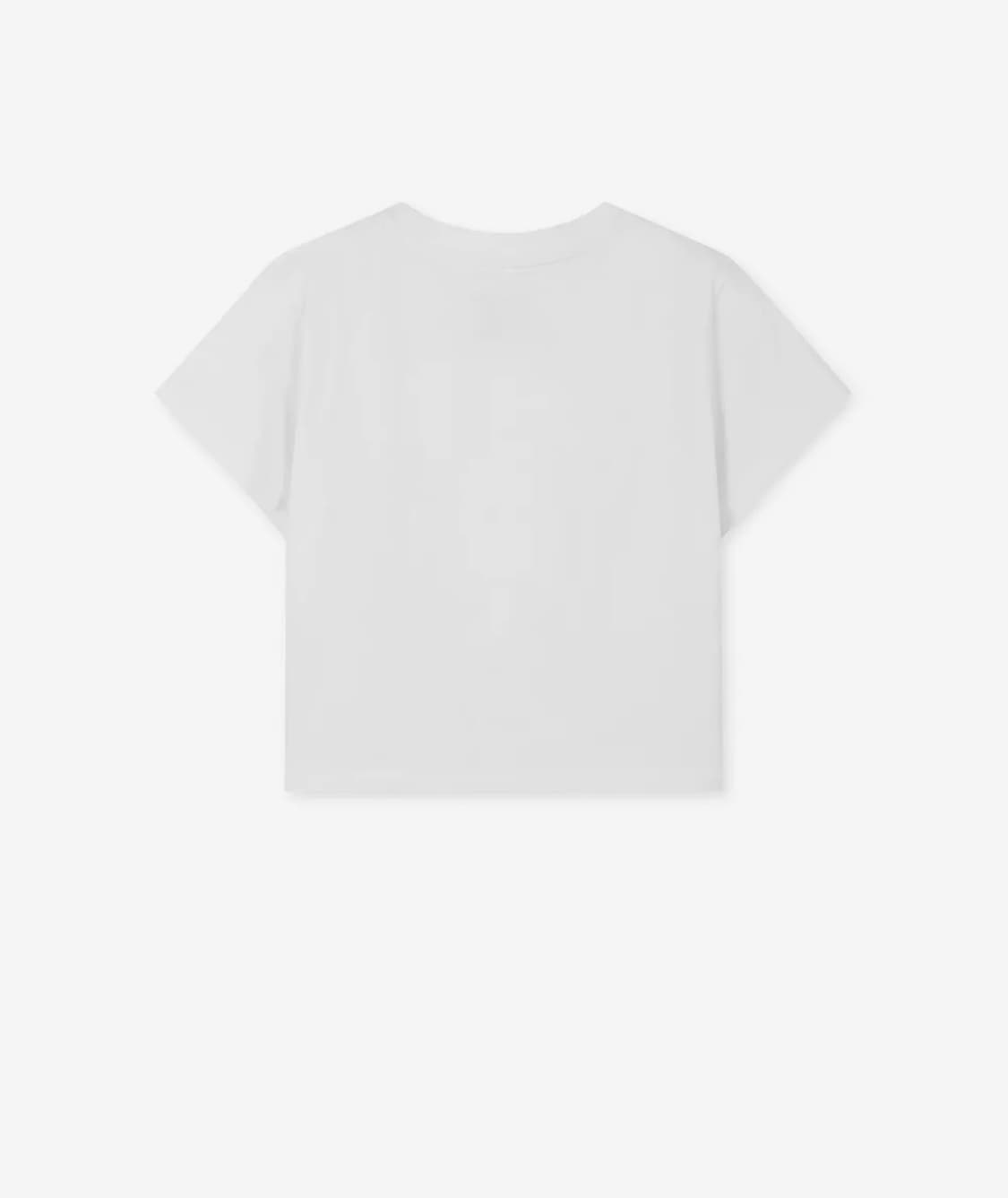 MATIN KIM LOGO CROP TOP IN WHITE 상품이미지2