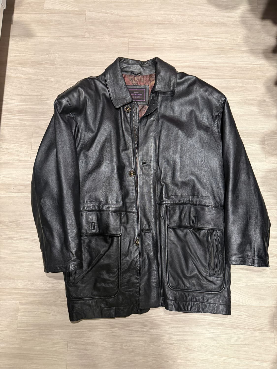 빈티지 리얼 레더 양가죽 카코트 상품이미지2