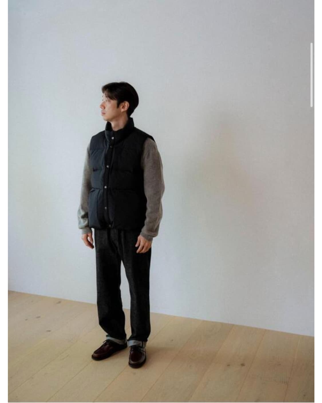 [1] 우드비 x 아워셀브스 덕다운 베스트 블랙 / 아워셀브즈 패딩 조끼 상품이미지7