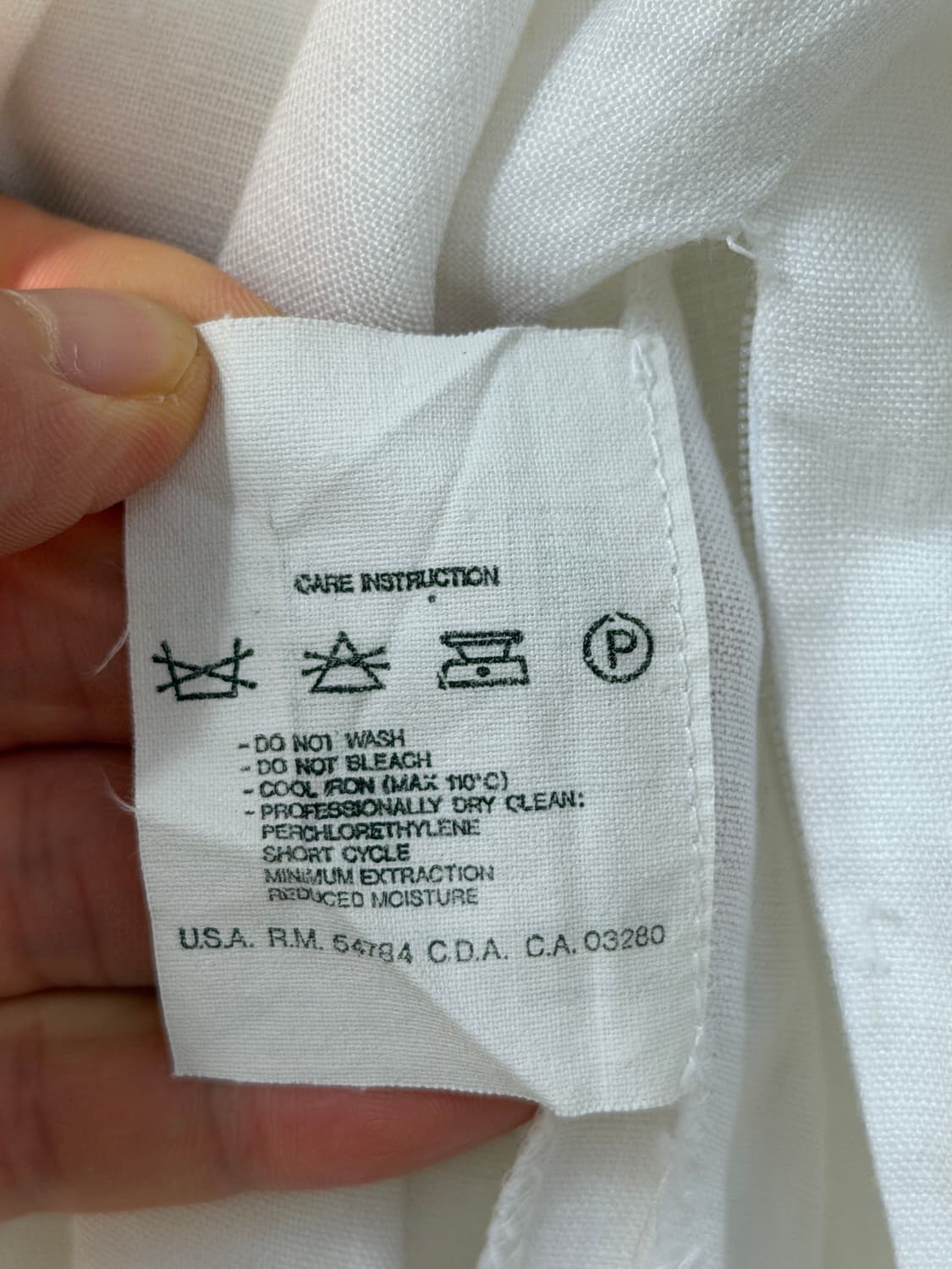 Valentino 발렌티노 코튼 화이트 반팔 드레스 44 상품이미지5