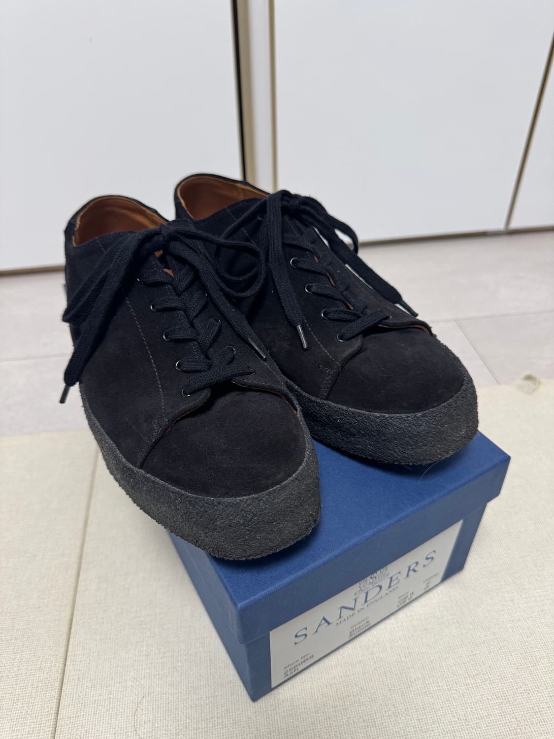 샌더스 몽키슈즈 블랙스웨이드 270 상품이미지1