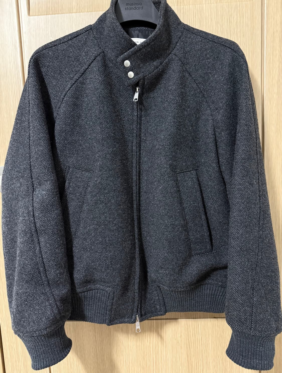 애프터프레이 리가즈 해링턴 차콜 M 판매 상품이미지2