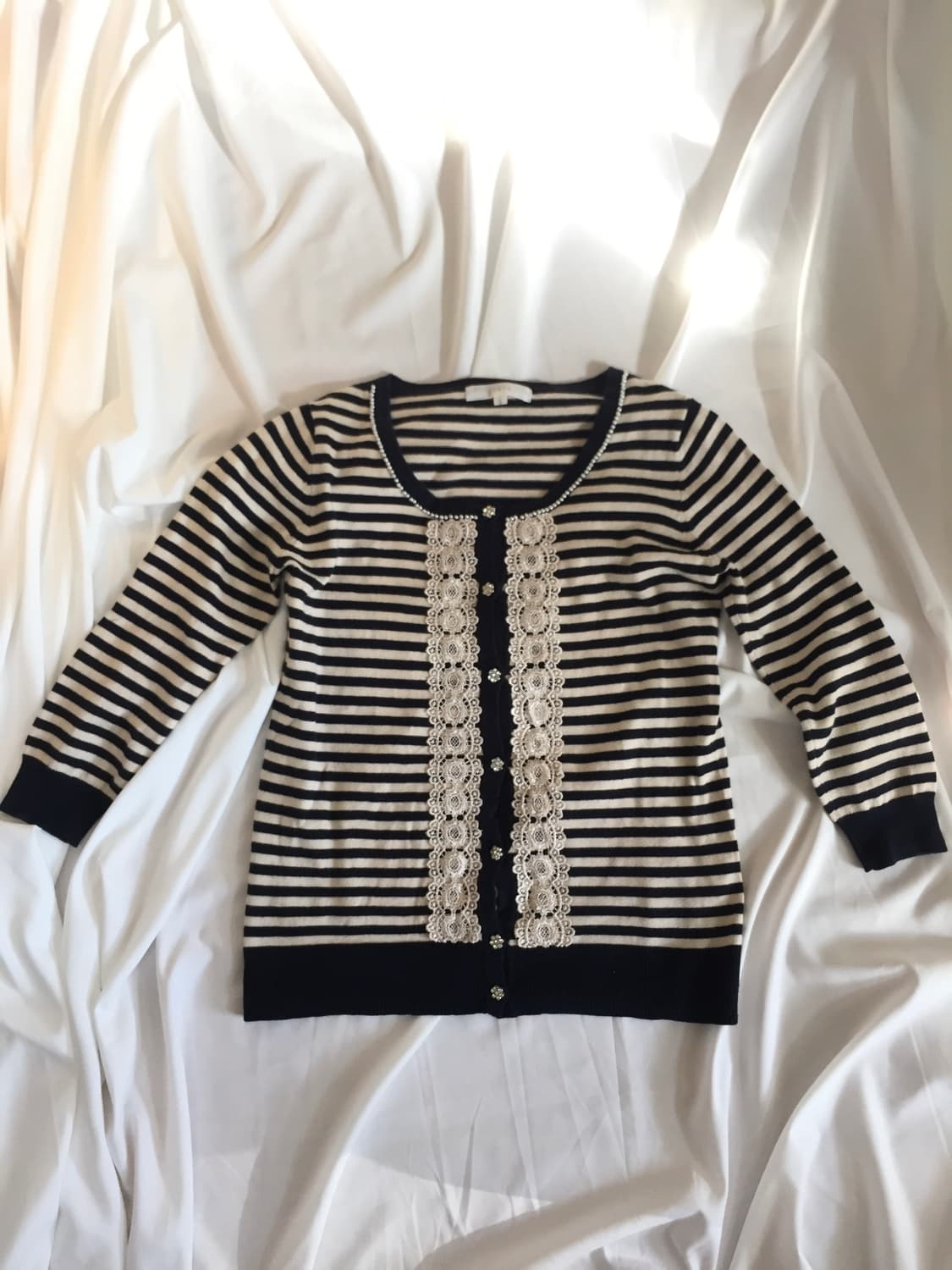 꽃단추 가디건 상품이미지1