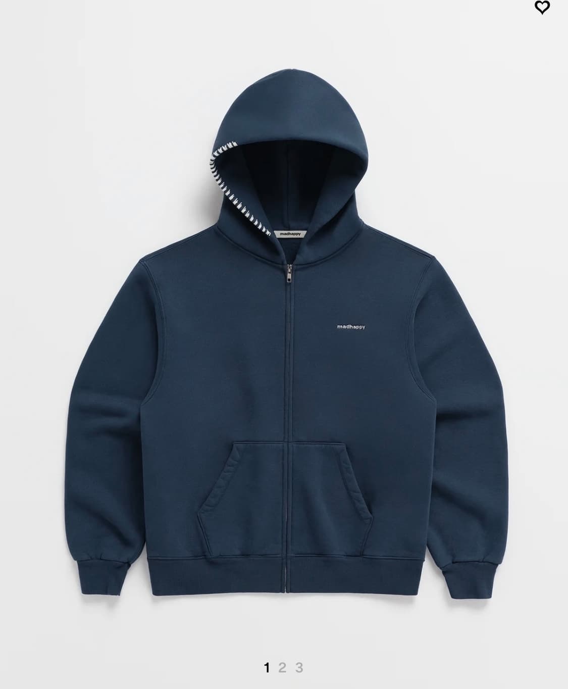 madhappy fleece zip up XL 상품이미지1