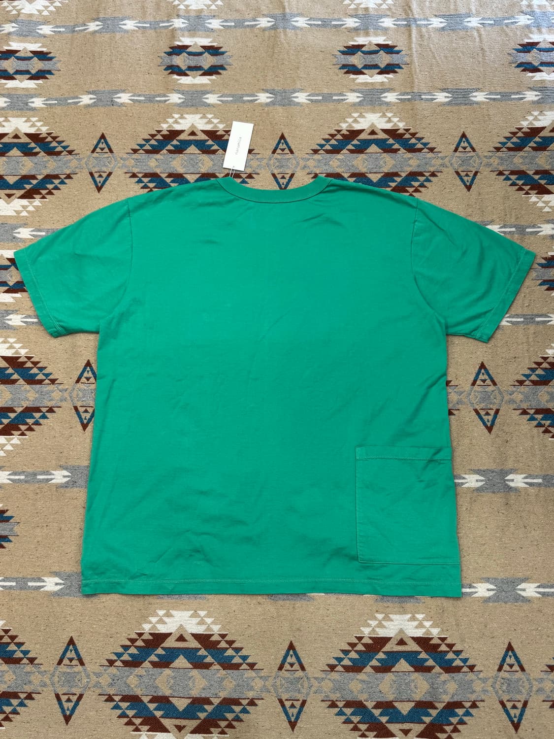 [L] 나나미카 마운틴 오가닉 야마 포켓티 그린 상품이미지6