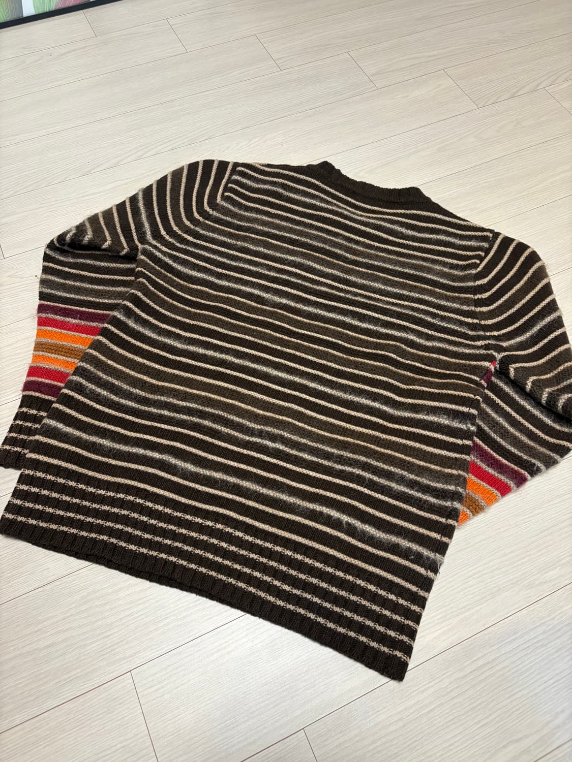 빈티지 폴스미스 브라운 스트라이프 니트 95 상품이미지2