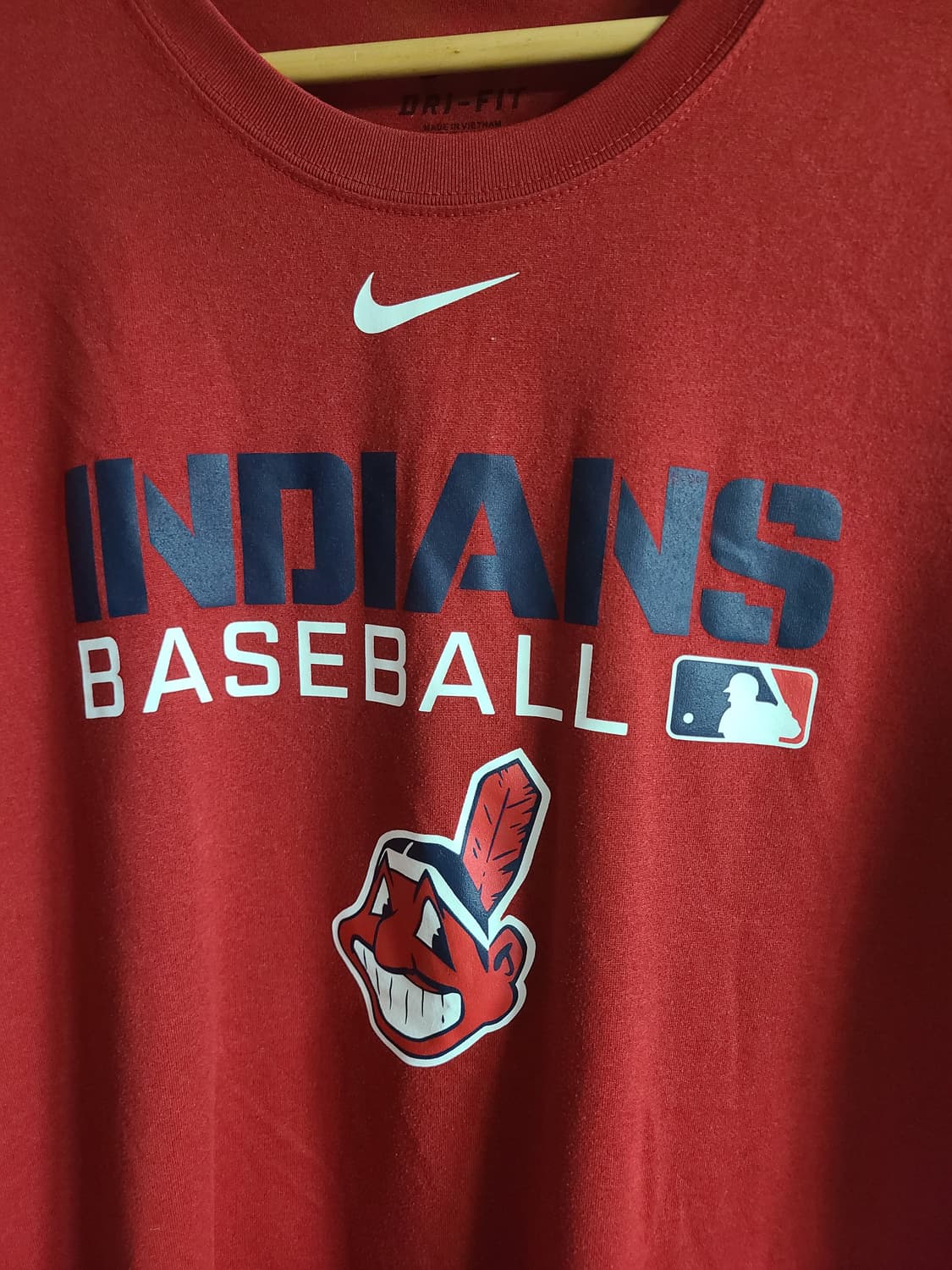 나이키 인디언스 반팔 티셔츠 레드(실100) 상품이미지2