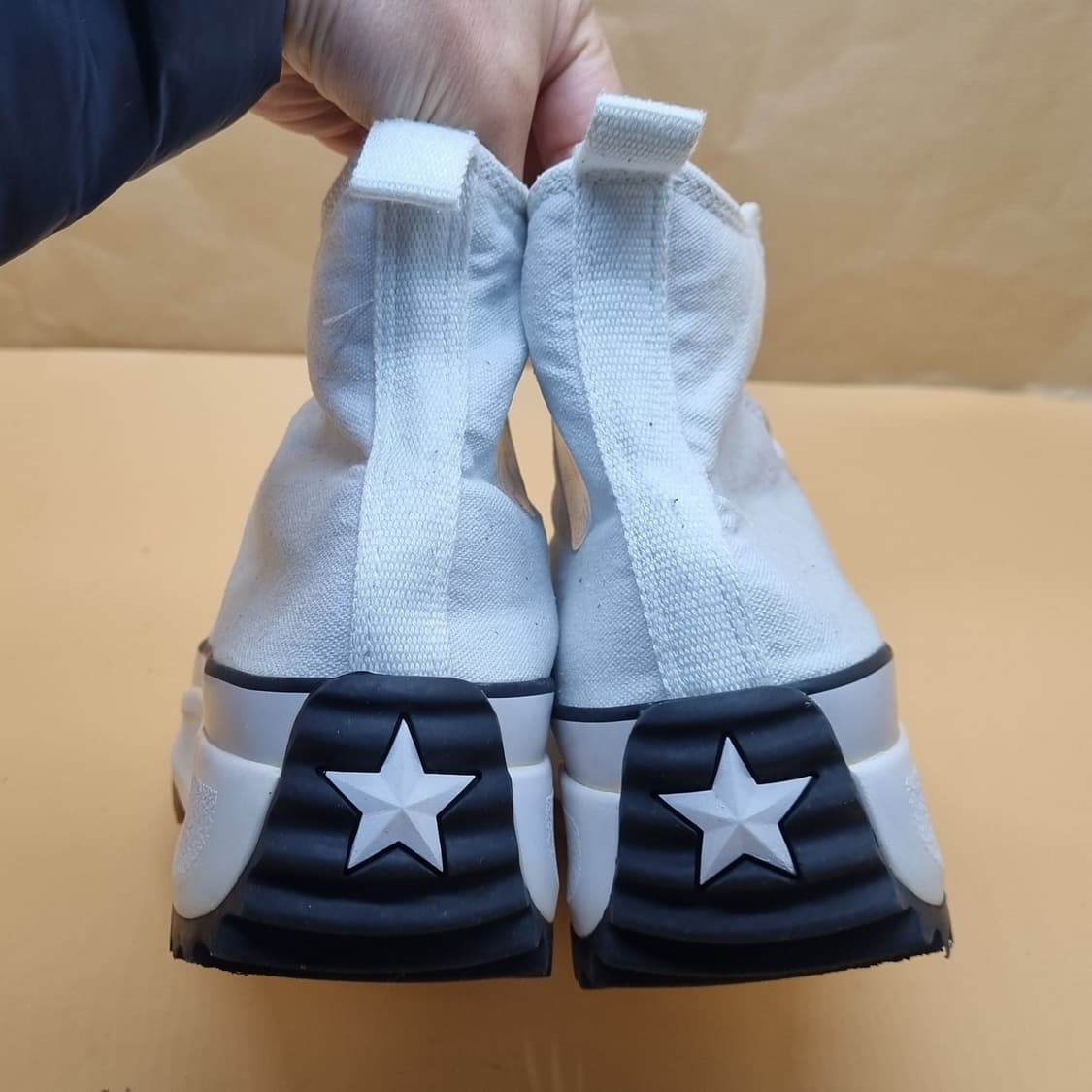 컨버스 런스타 하이크 화이트 하이탑255. 상품이미지4