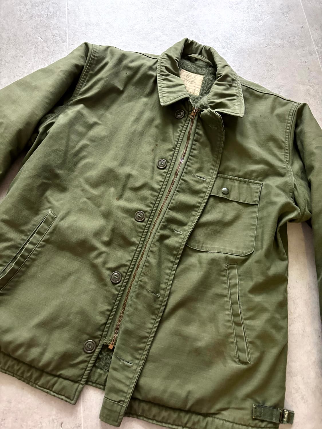 60's 미 해군 A-2 덱 자켓 상품이미지9