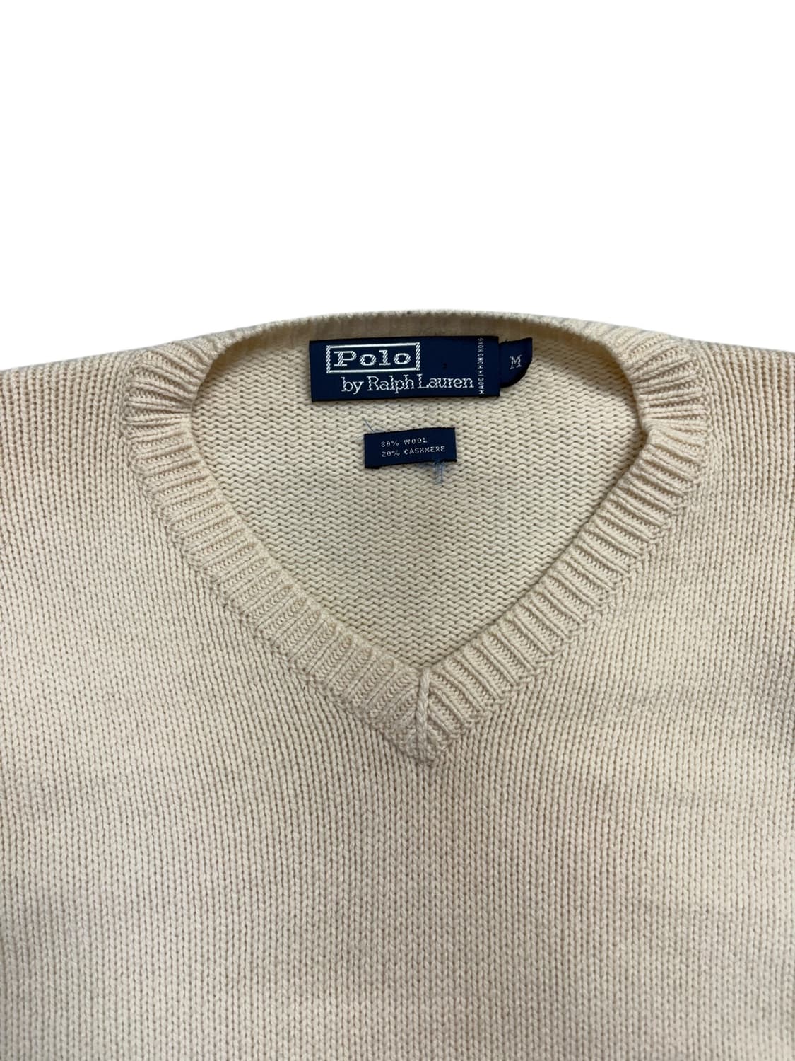 폴로 랄프로렌 브이넥 니트 아이보리 상품이미지4