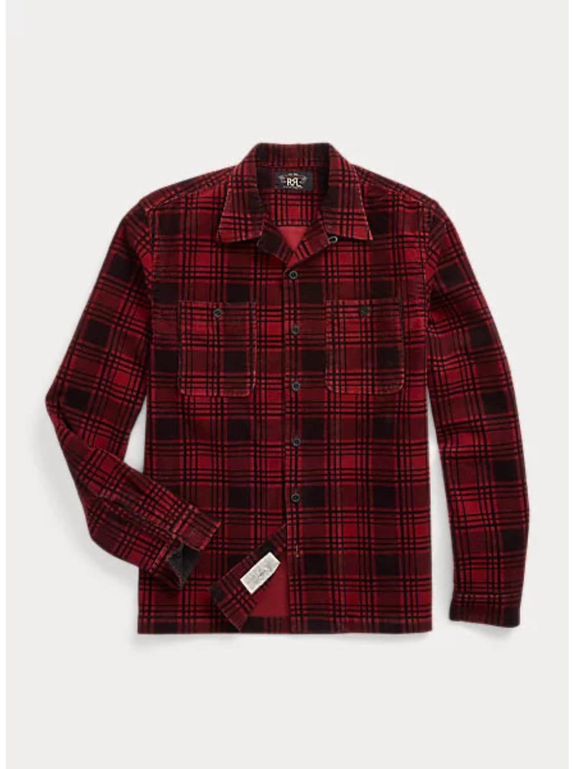 RRL 더블알엘 플레드 코듀로이 캠프셔츠 S 상품이미지1