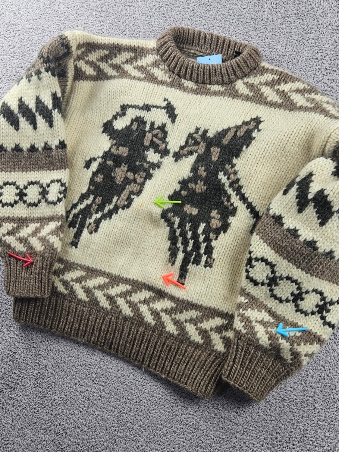 POLO CLUB 폴로클럽 헤비 니트 스웨터 ( 본문참조 )/10699 상품이미지6