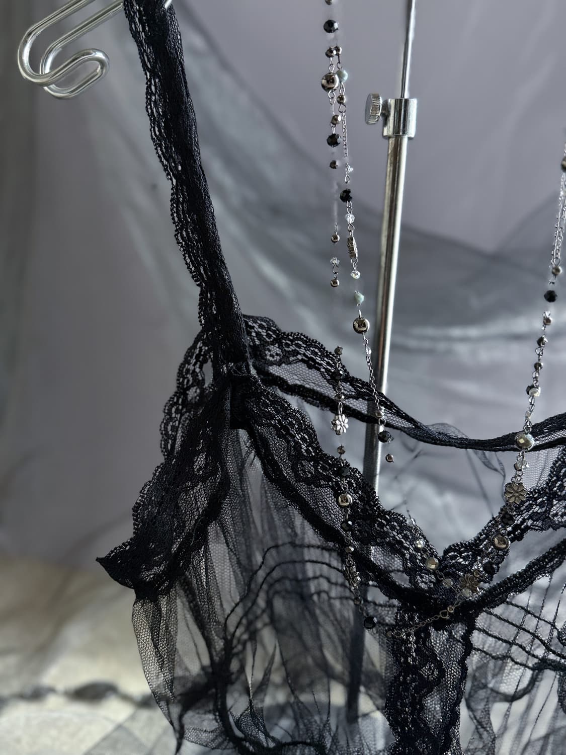 See-through lace sleeveless 0204 상품이미지3