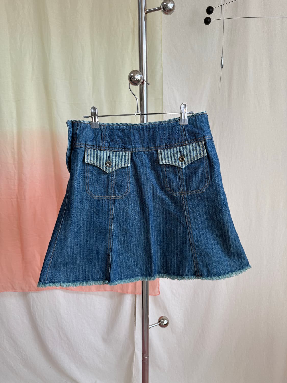 East Boy 데님 미니 스커트 상품이미지4