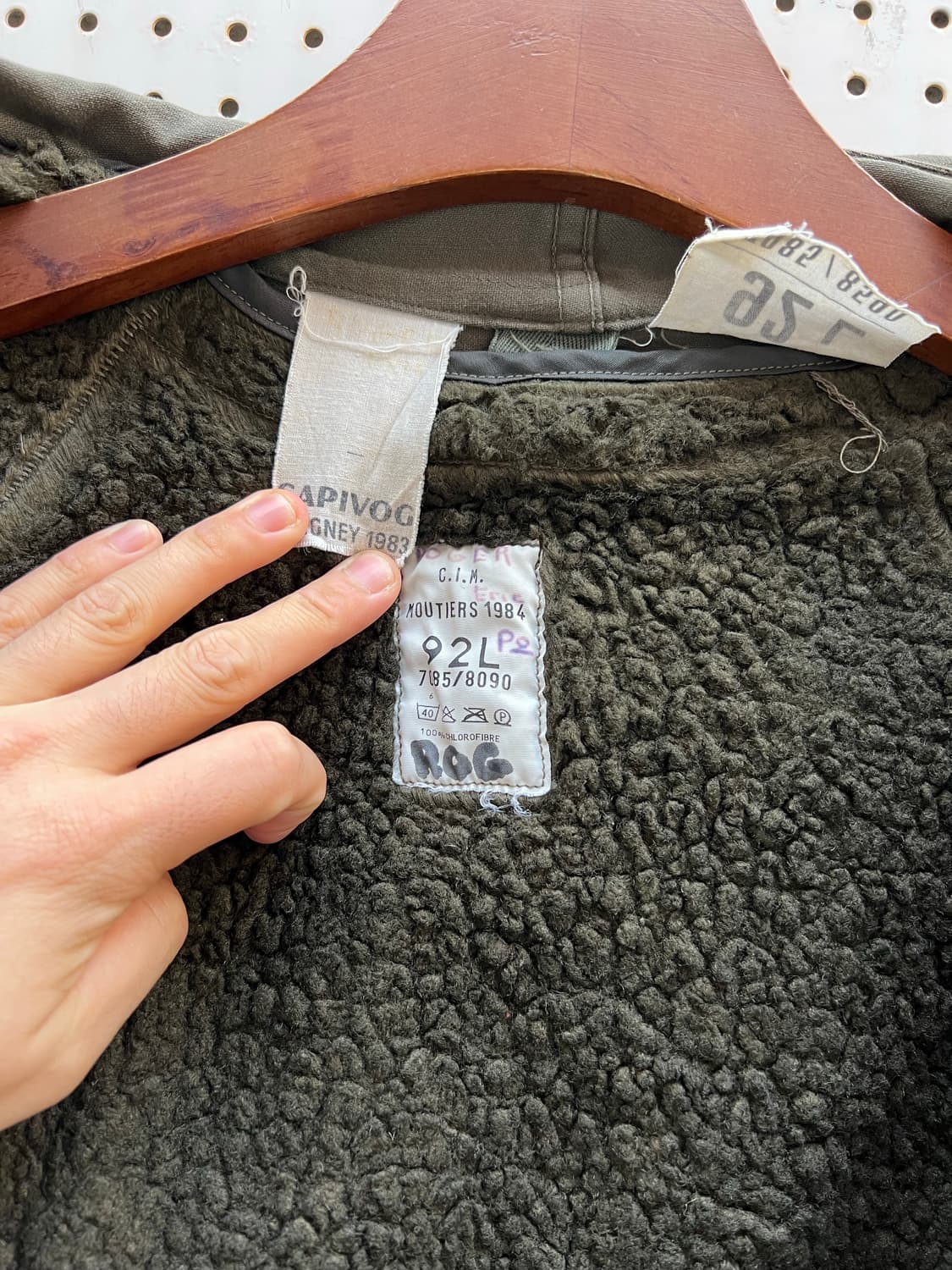 80s FRENCH ARMY M-64 MILITARY 오리지널개파카 상품이미지10