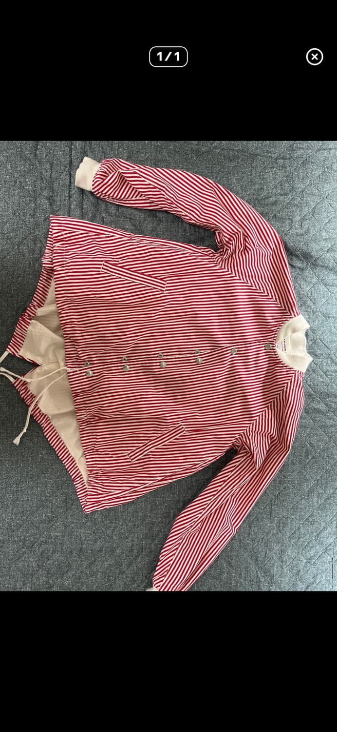 꼼데가르송 걸 스트라이프 블루종 상품이미지4