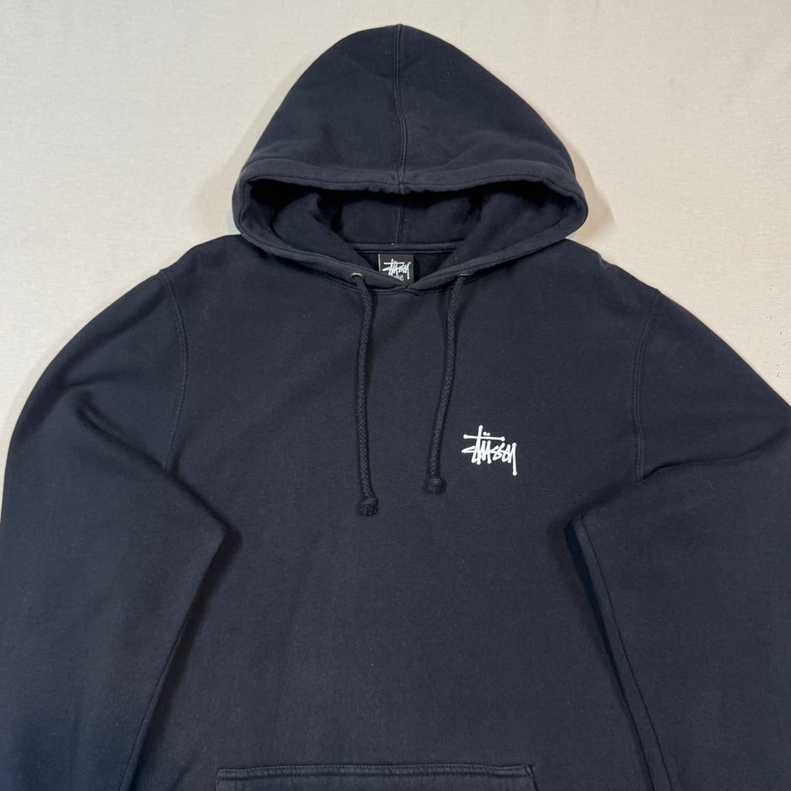 L) 스투시 STUSSY X 소프넷 콜라보 후드티 블랙 상품이미지2