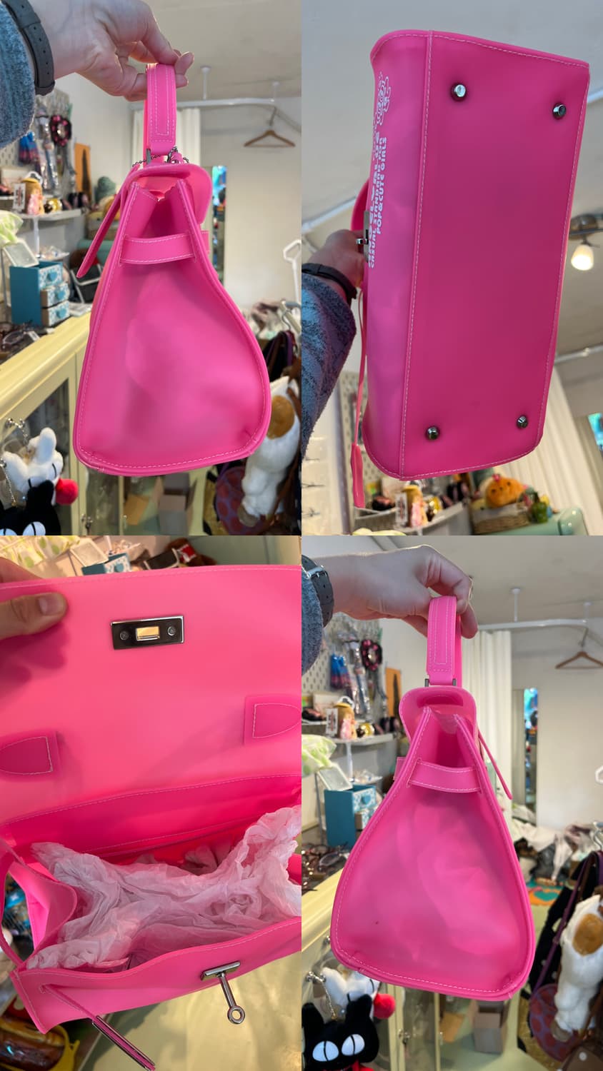 엔젤블루 네온 핑크 젤리버킨 상품이미지2