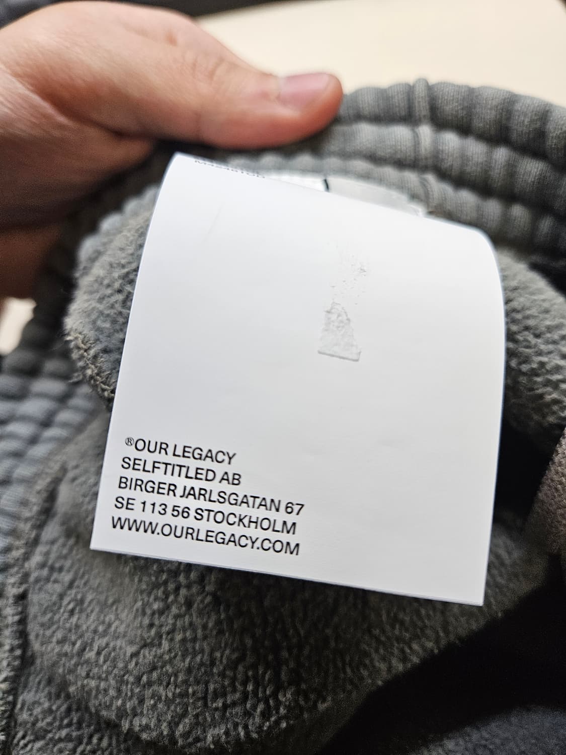 46) 아워레가시 OUR LEGACY 트랙팬츠 올드 다이 헤프티 플리스 상품이미지6