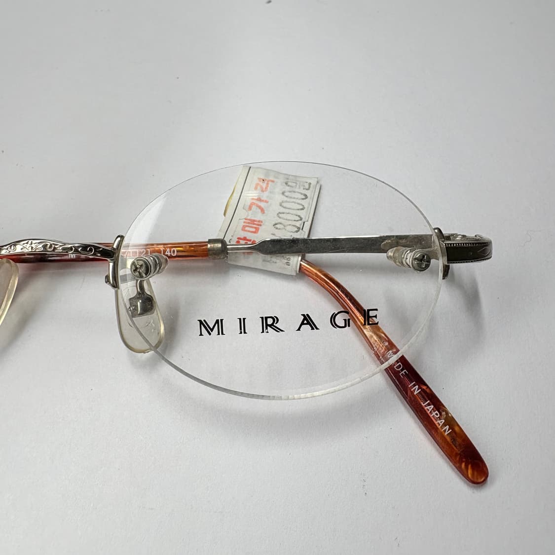 빈티지 무테 안경(MIRAGE 저스트 샤프 무테 안경) 상품이미지2