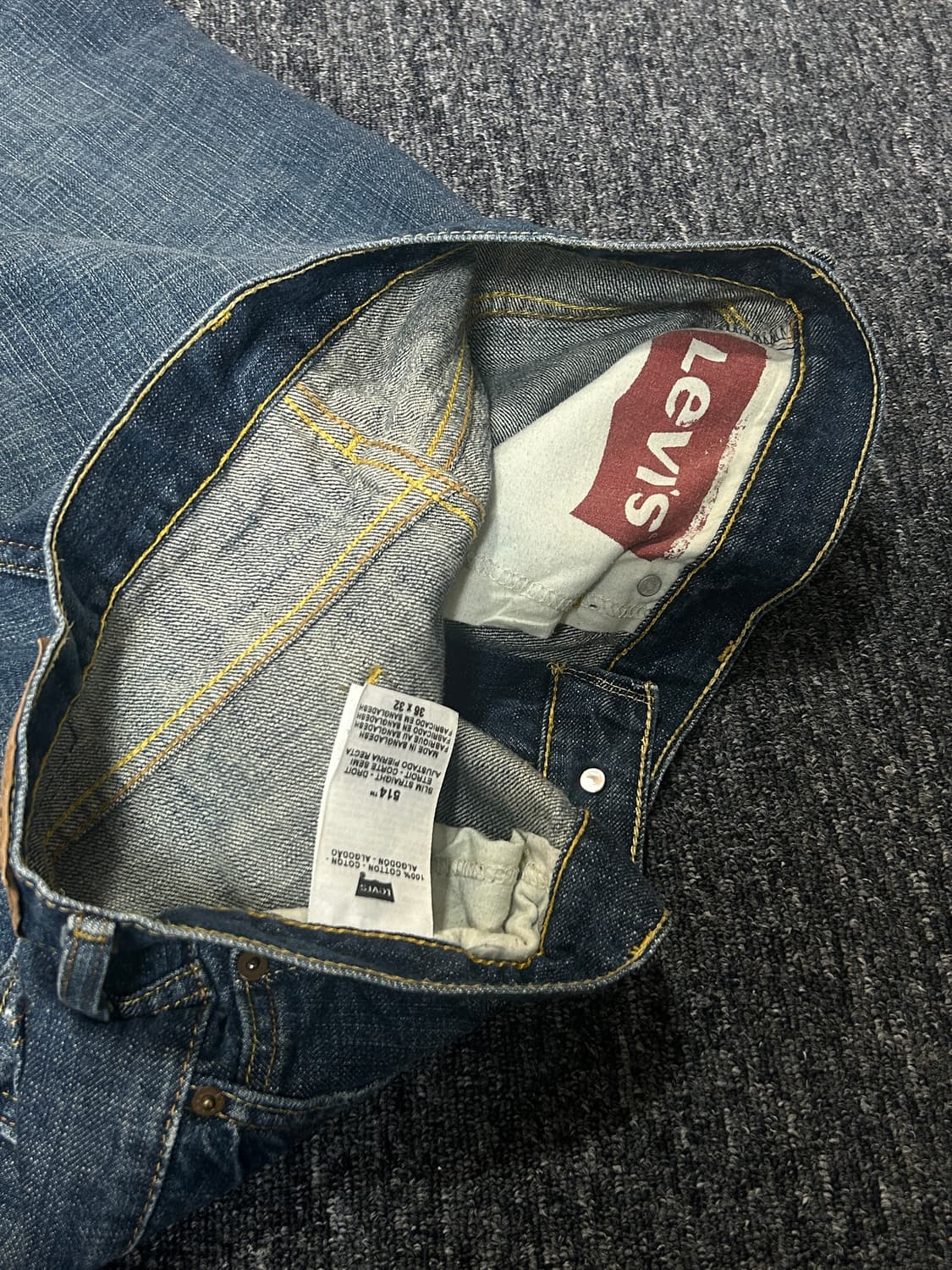 리바이스 514 플레어핏 데님 팬츠  상품이미지5