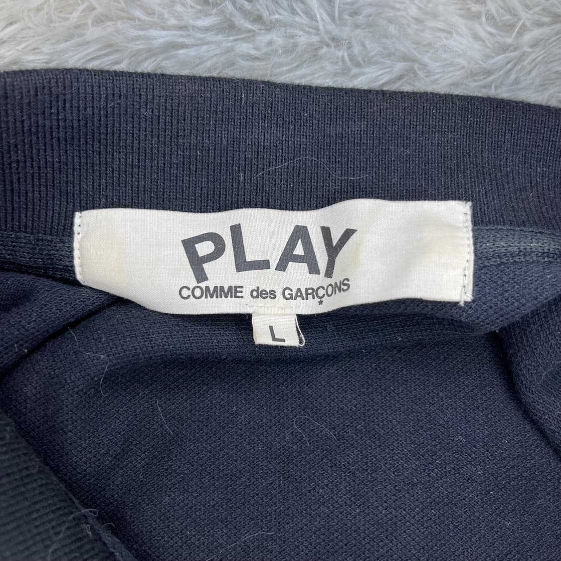 (오늘만) (정품) 꼼데가르송 블랙 카라티 상품이미지4