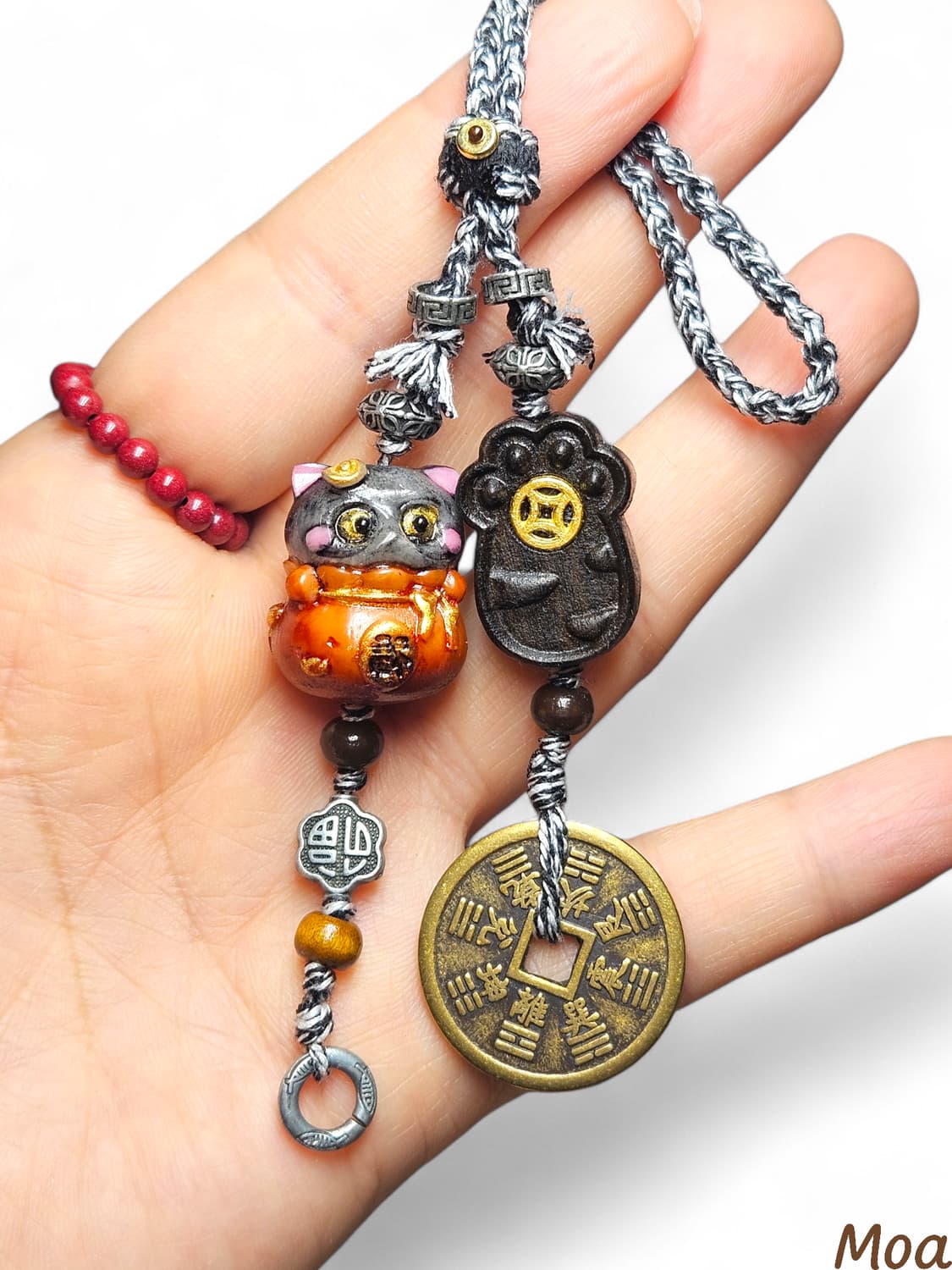 🐱💰 복을 부르는 복고양이 키링 상품이미지3