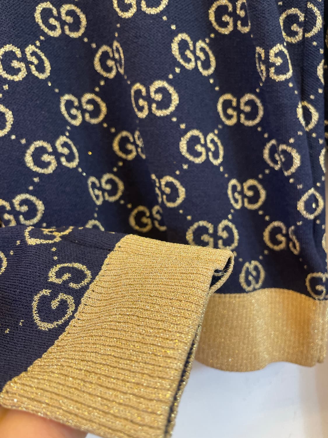 구찌 GG 니트 네이비 상품이미지3