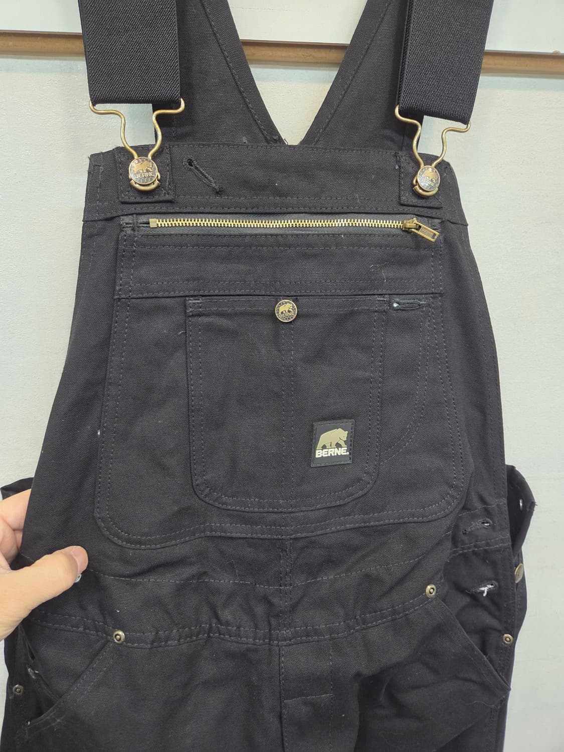 Berne 워크웨어 카펜터 오버롤 팬츠 36 상품이미지6