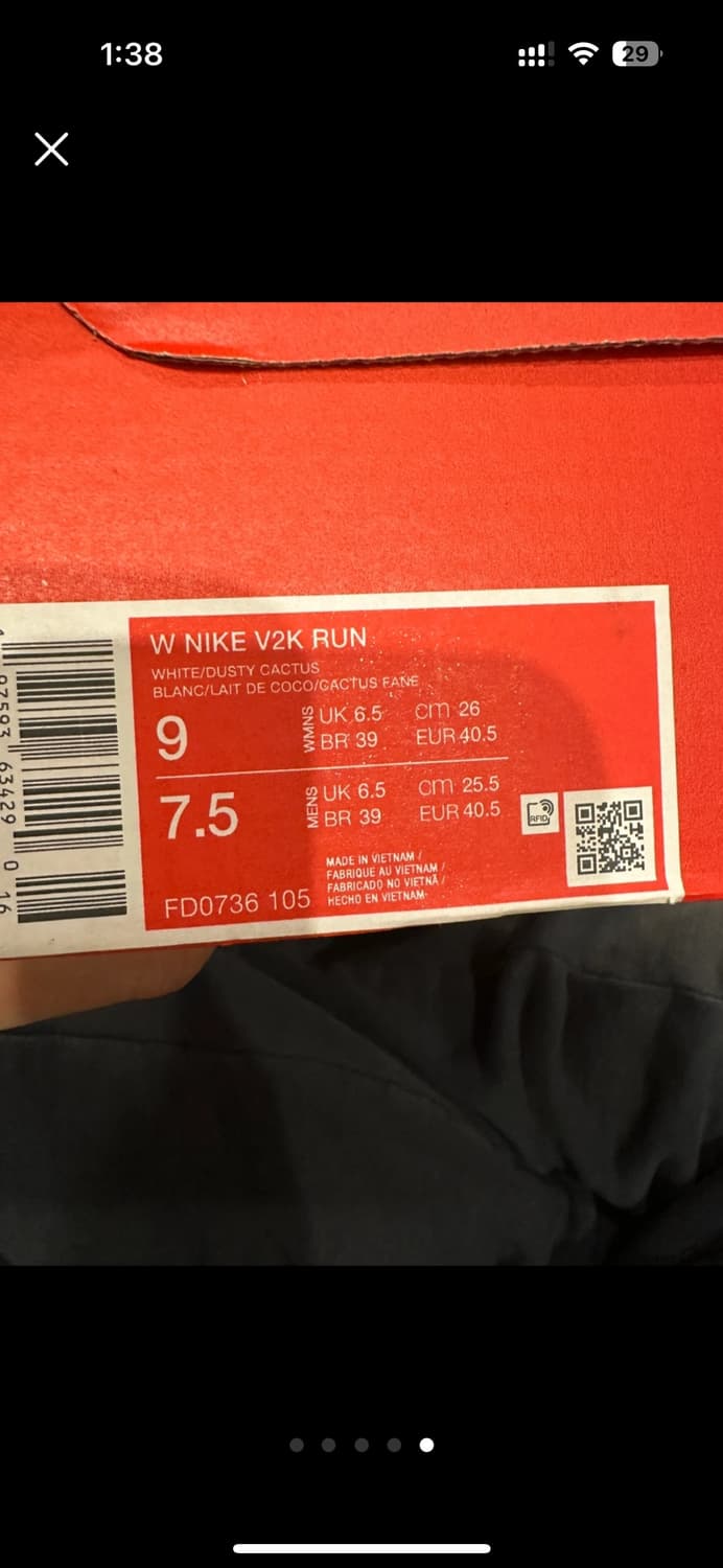 나이키 V2K 런 화이트 더스티 상품이미지5