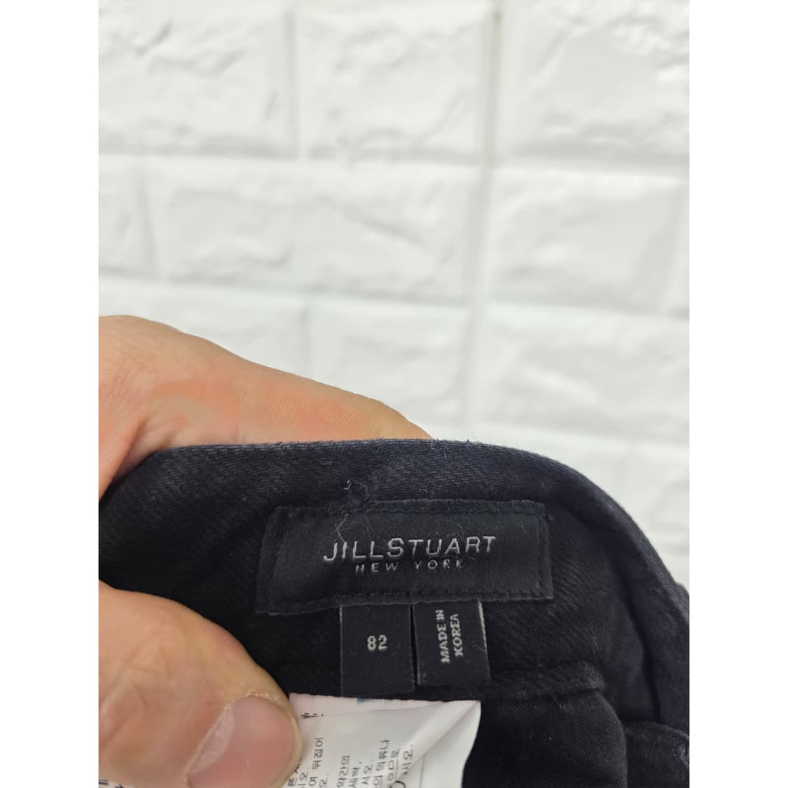 22s 질스튜어트 블랙데님팬츠 32인치 상품이미지2