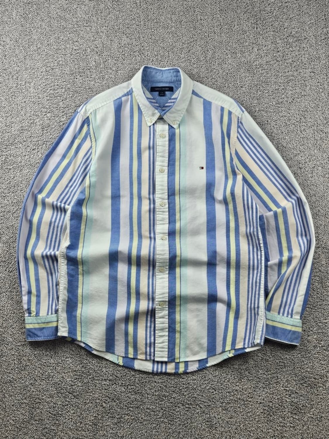 타미힐피거 파이프라인 스트라이프 패턴 셔츠 ( L ) / 11086 상품이미지1