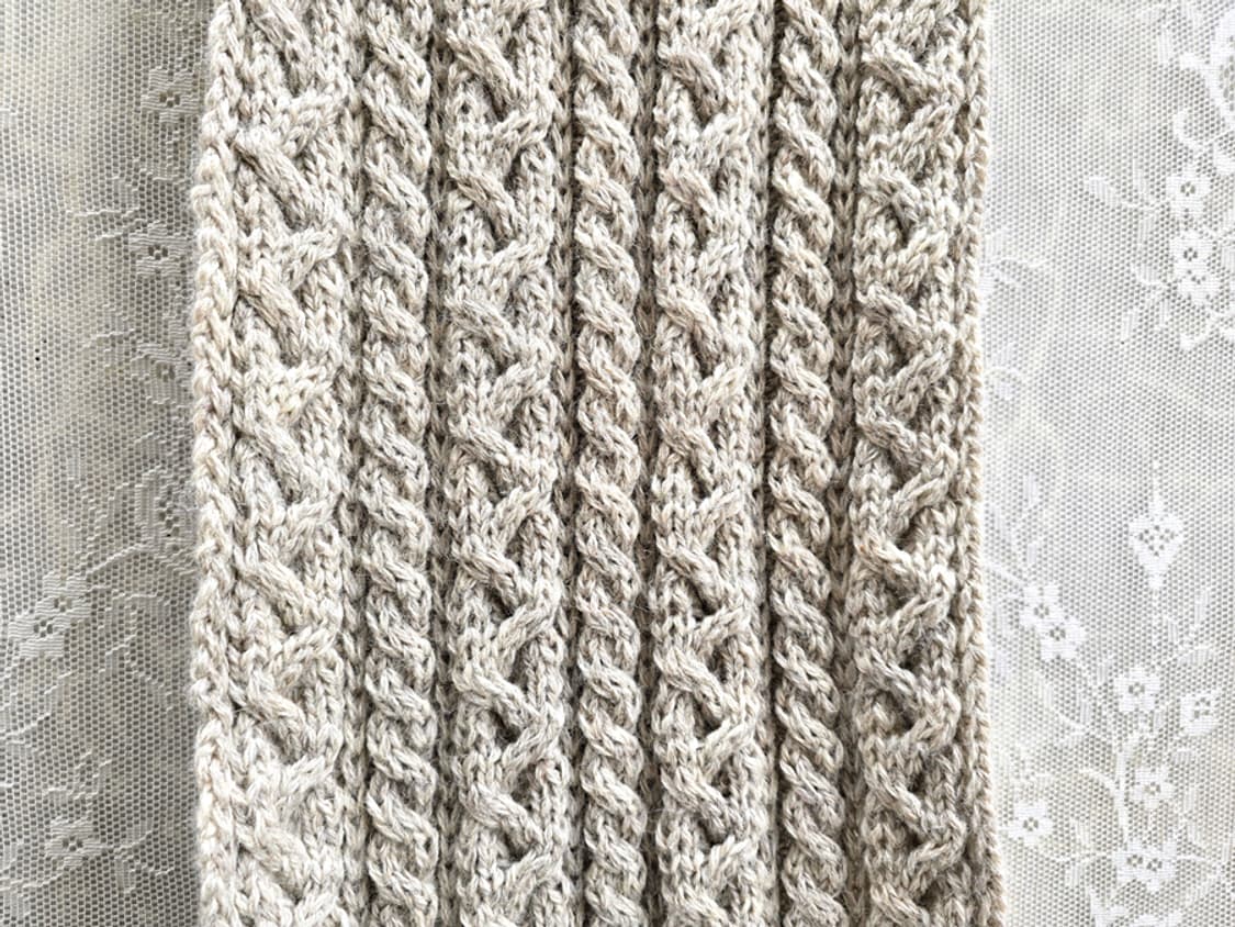 영국산 케이블니트 머플러 상품이미지2