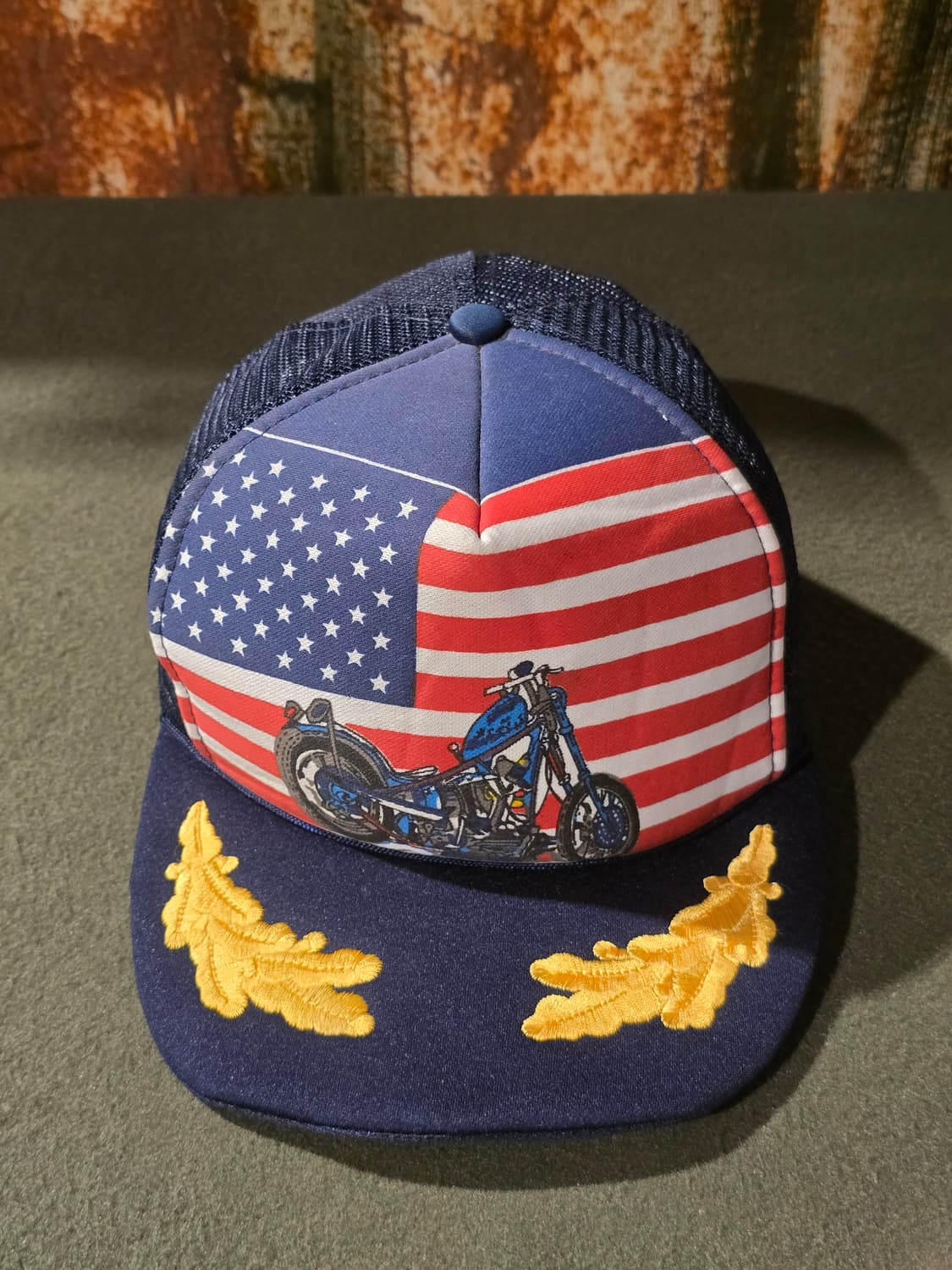 Bike Rider American Flag Mesh Cap 상품이미지2
