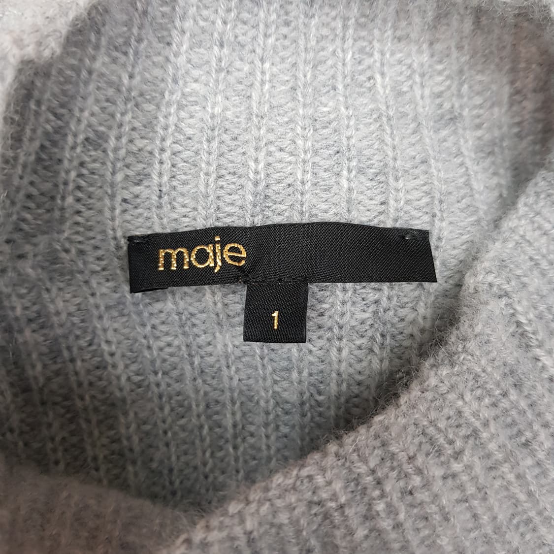 마쥬 MAJE 100 캐시미어 하이넥 니트 1사이즈 상품이미지5