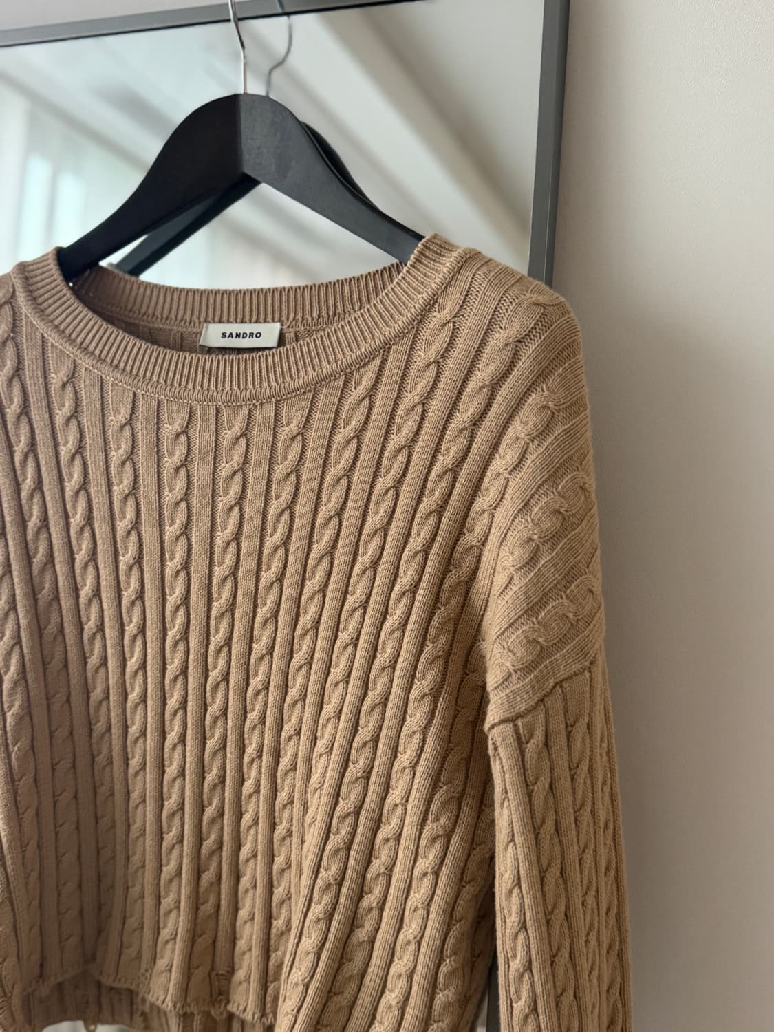 산드로(Sandro) 케이블 니트 스웨터 (36) 상품이미지10