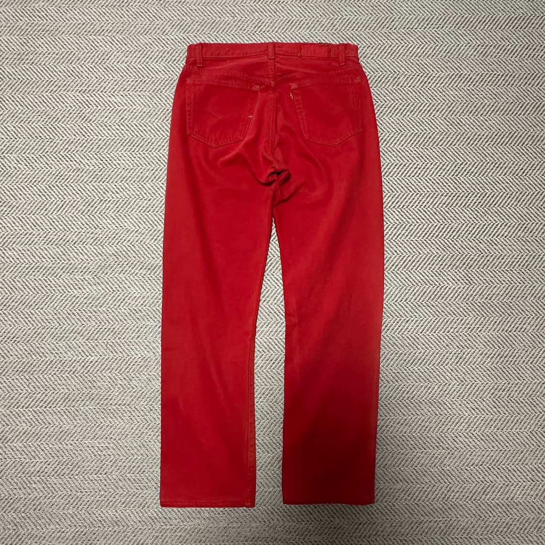 LEVI'S 80's usa made vintage denim red 상품이미지2