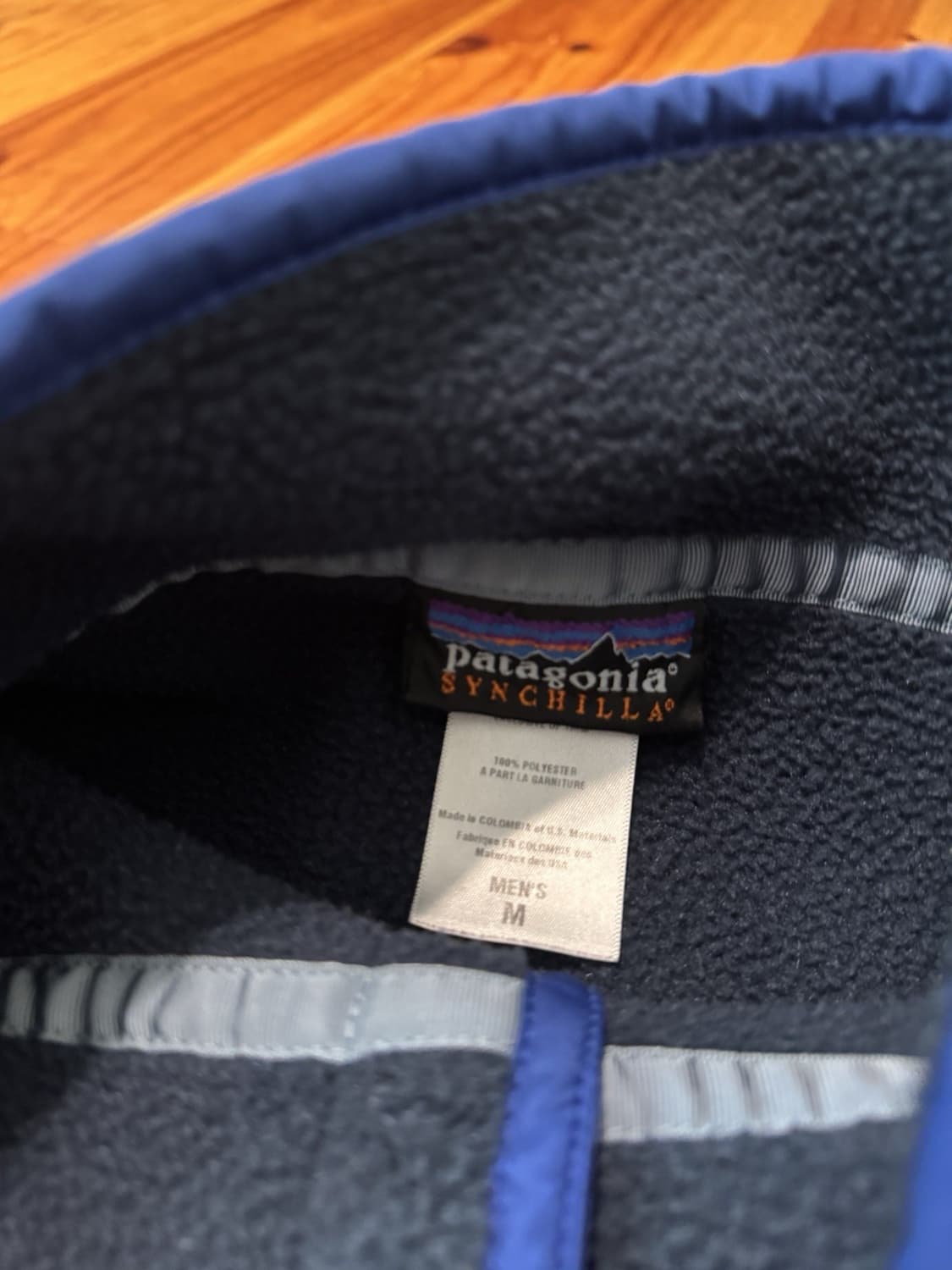 10FW 파타고니아 신칠라 스냅-T 네이비/퍼플 콜롬비아 상품이미지3