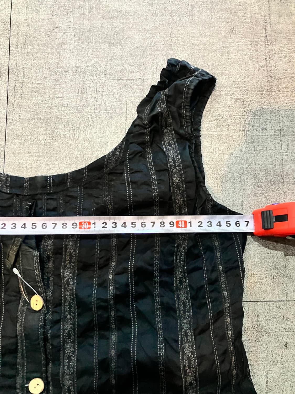 일본빈티지 Llickelt 하구미모리걸 보헤미안 슬리브리스나시탑 상품이미지2