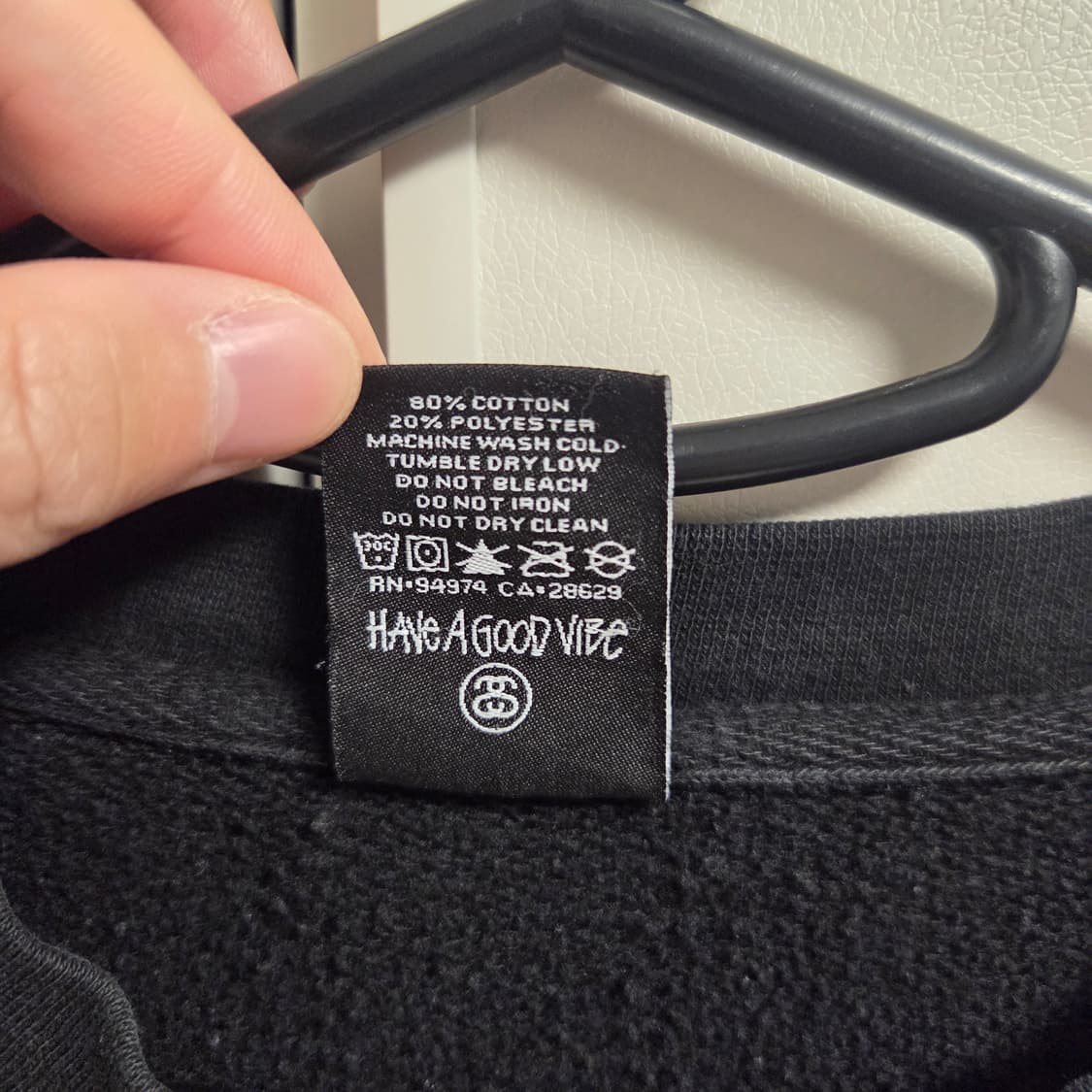 Made in USA 한정판 스투시 맨투맨 스웻셔츠 L(100) 상품이미지4