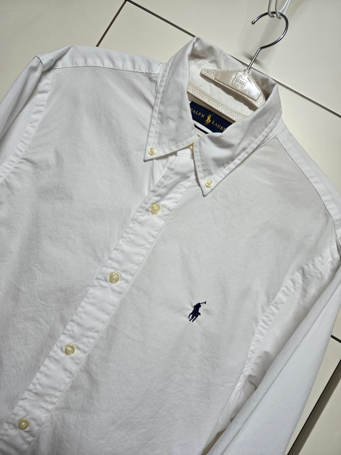 폴로 랄프로렌 슬림핏 화이트 셔츠 상품이미지2