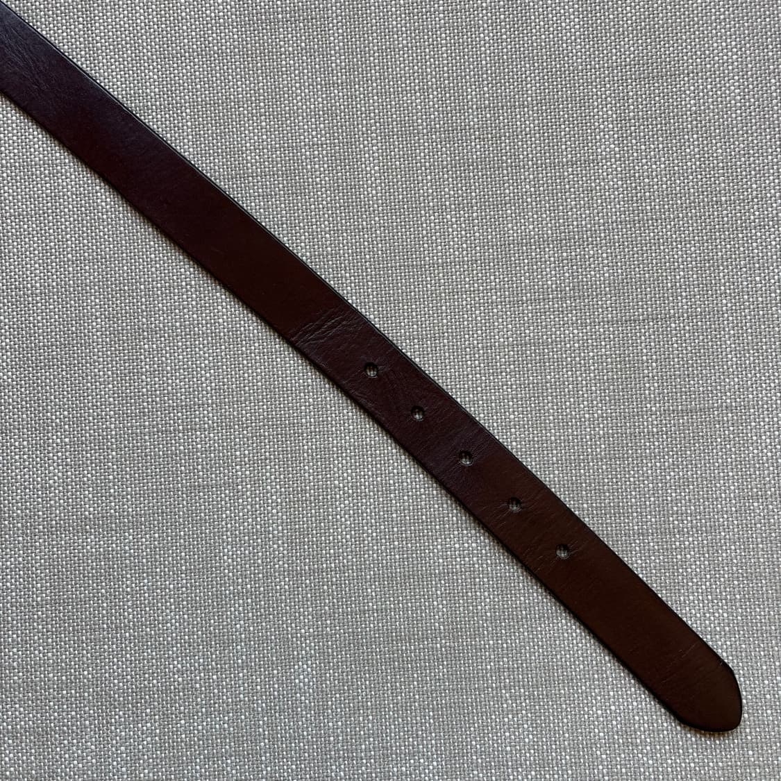 [25-26] 90s USA OLD NAVY 브라운 레더 메탈 버클 벨트 상품이미지6