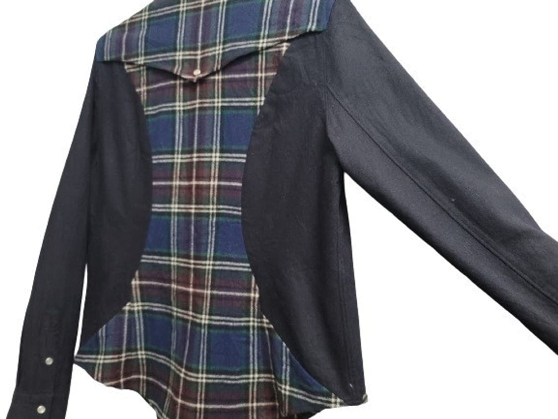 SYSTEM 시스템 모직 체크배색 케주얼 남방 66

 상품이미지7